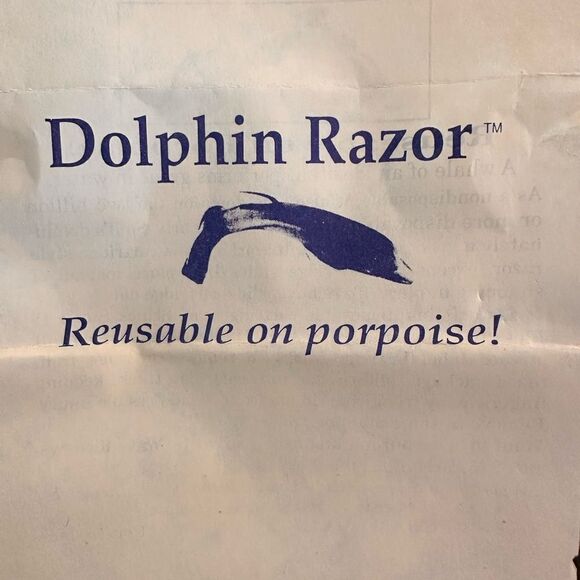 Vintage new in box C.A. Daniel’s - Cintika collectible Dolfin razor sleek silver - Picture 5 of 5